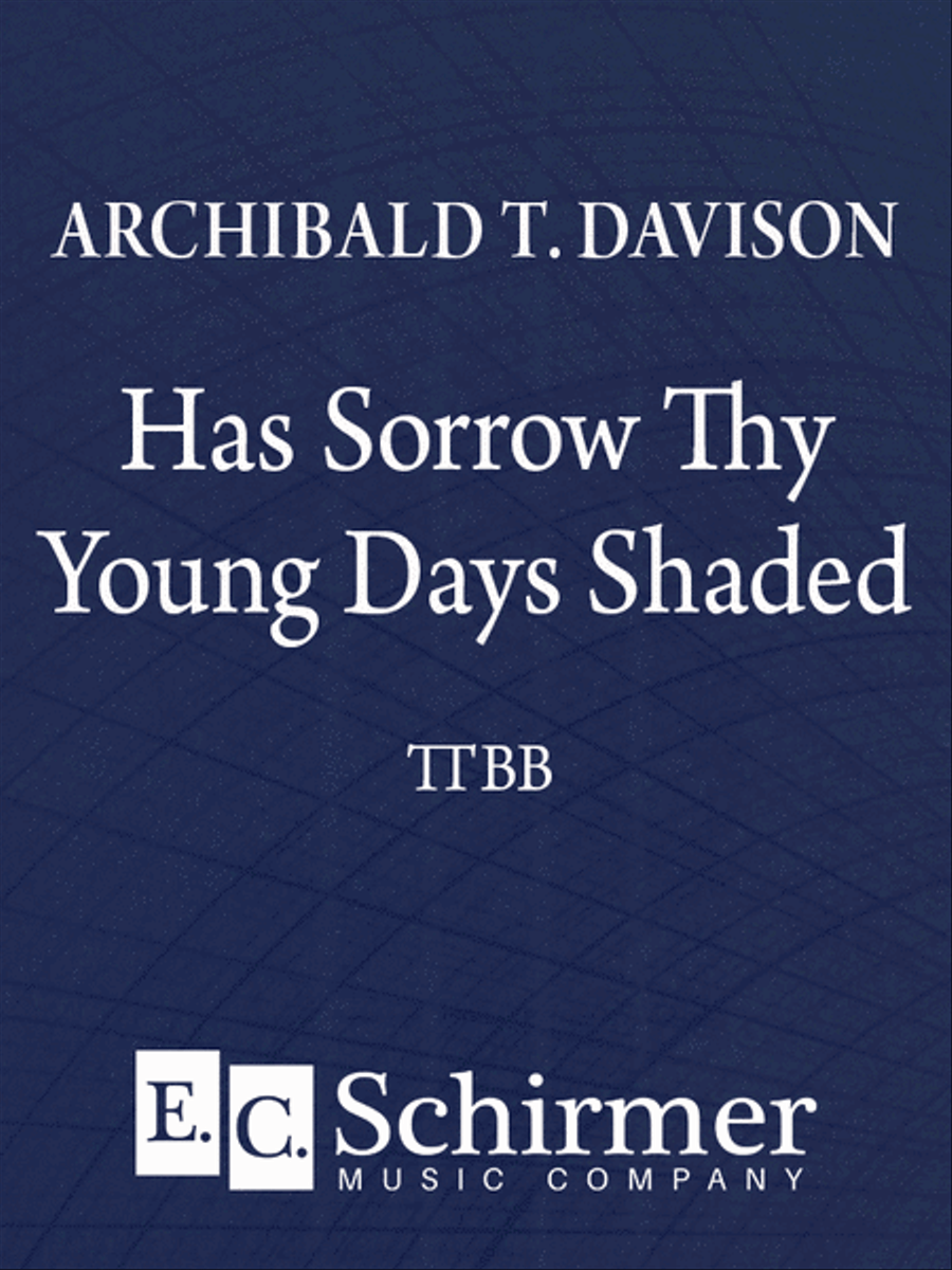 Has Sorrow Thy Young Days Shaded TTBB scores gallery preview page 1