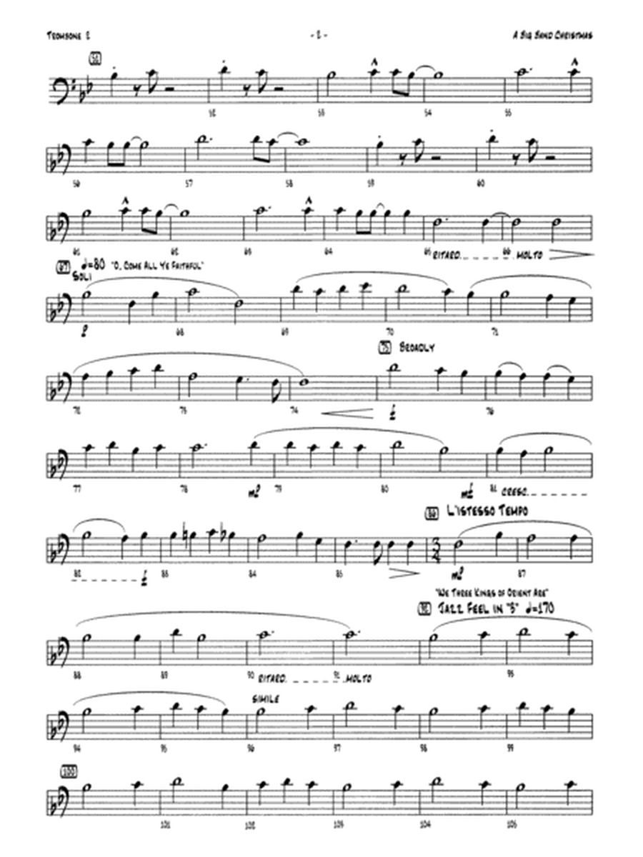 A Big Band Christmas: 2nd Trombone