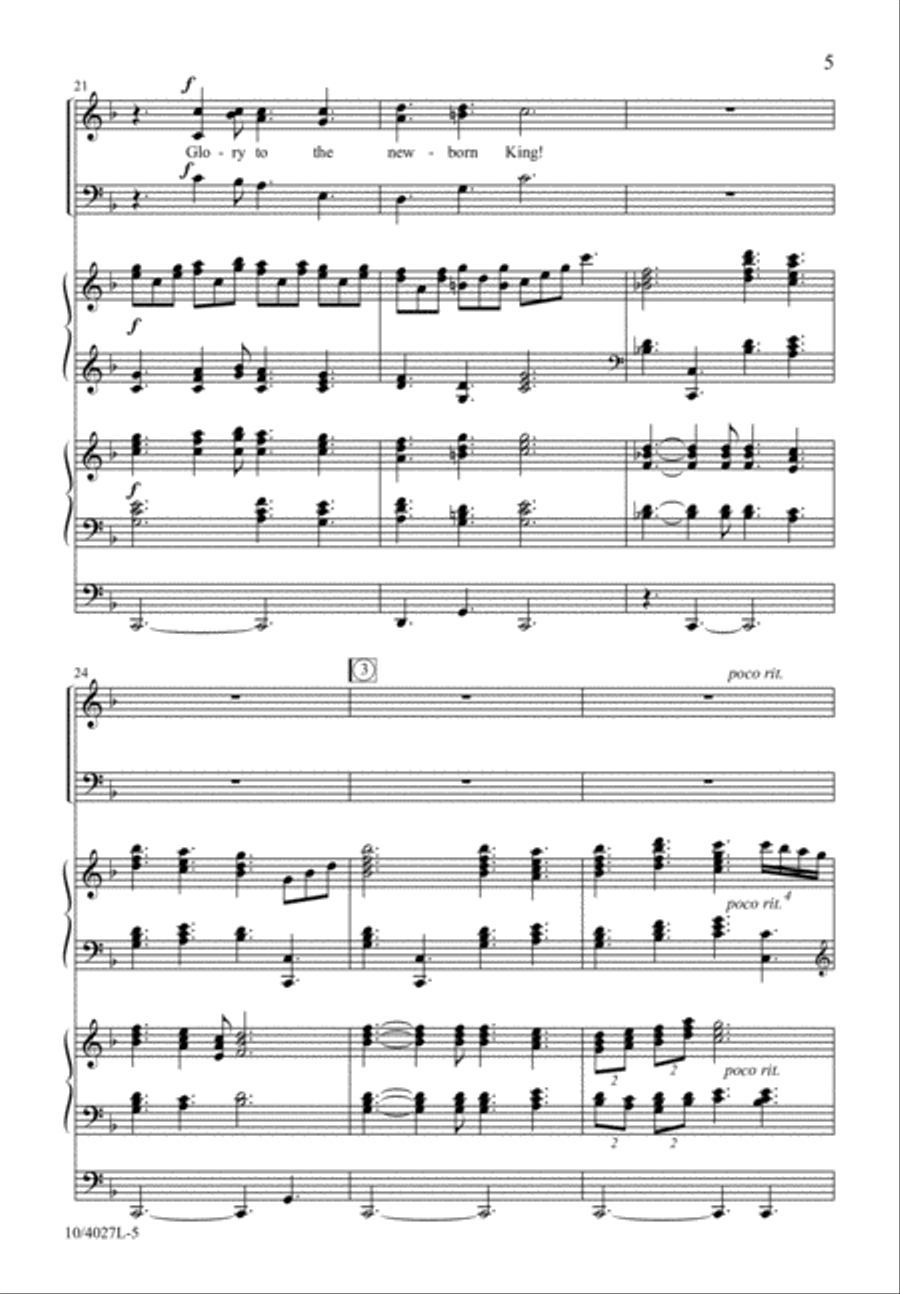 Joyful, All Ye Nations, Rise! 3-Part scores gallery preview page 6