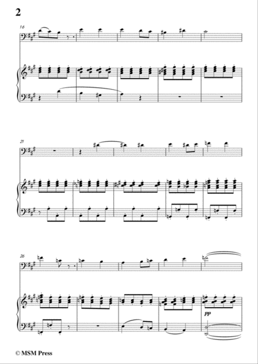 Berlioz-Villanelle,for Cello and Piano Voice scores gallery preview page 4