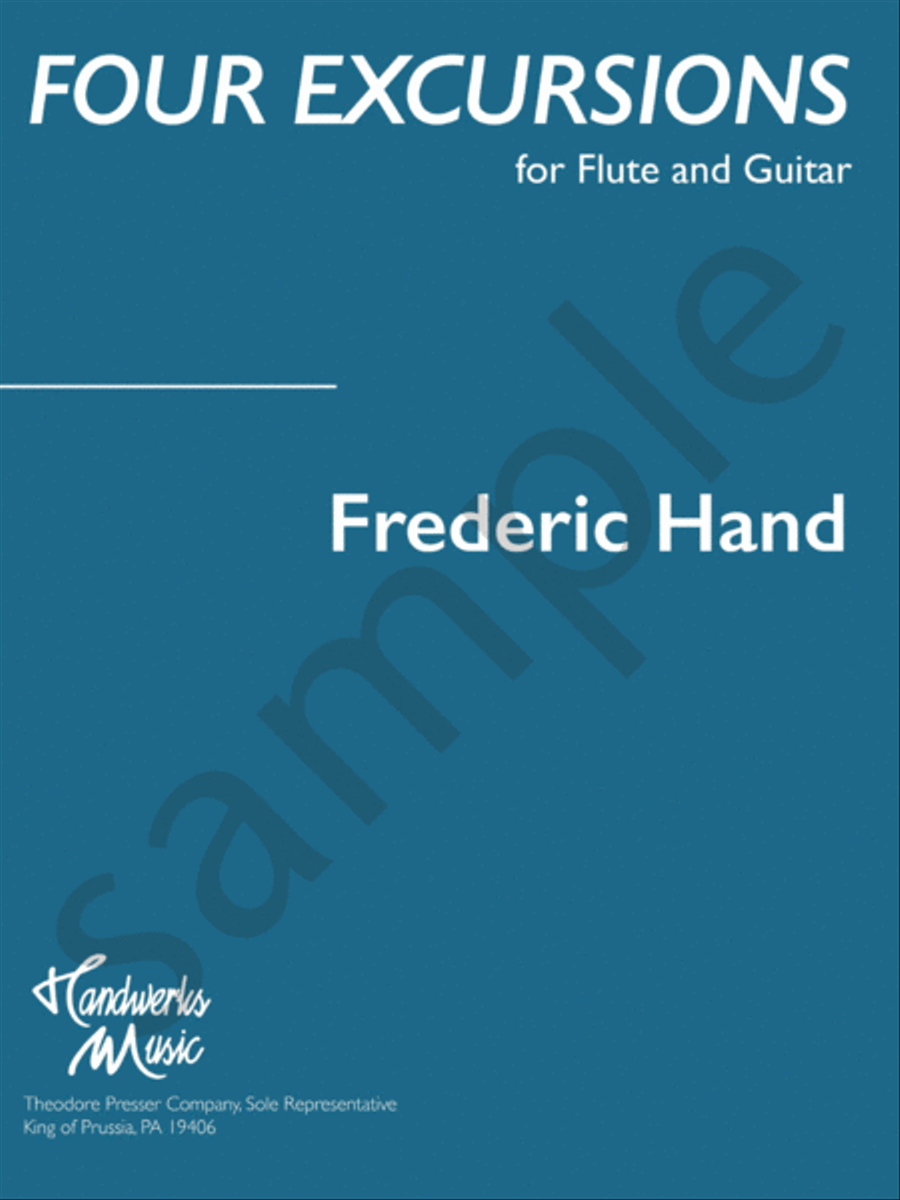 Four Excursions Flute scores gallery preview page 2