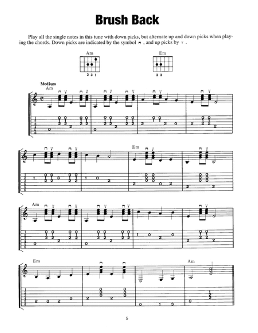 Easy Flatpicking Guitar Solos Acoustic Guitar scores gallery preview page 6