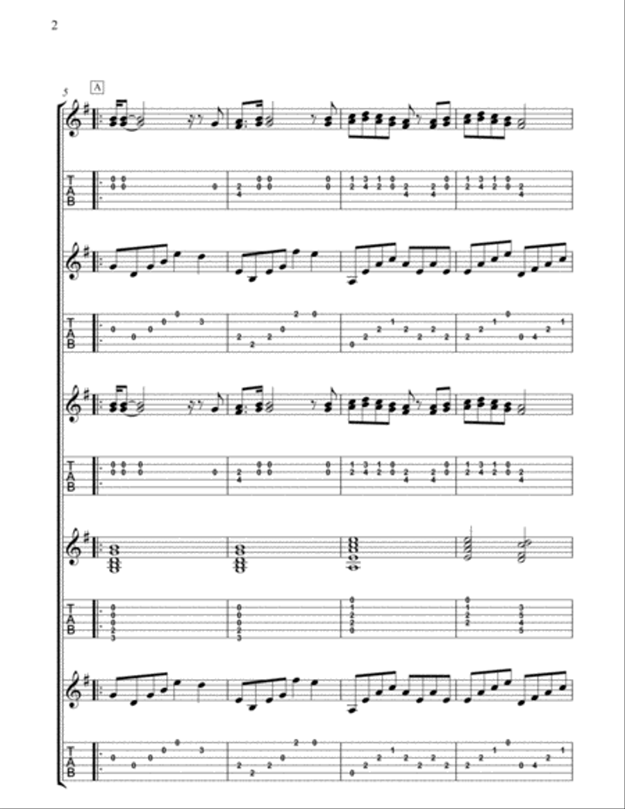 Bohemian Rhapsody Bohemian Rhapsody Guitar Tablature scores gallery preview page 2