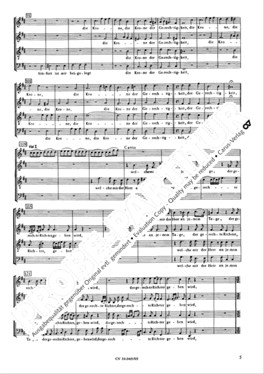 Die Zeit meines Abschieds ist vorhanden 4-Part scores gallery preview page 6