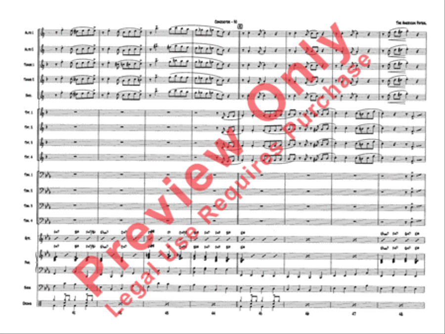 Superset #5: The Patriotic Collection (Medley) Jazz Ensemble scores gallery preview page 31