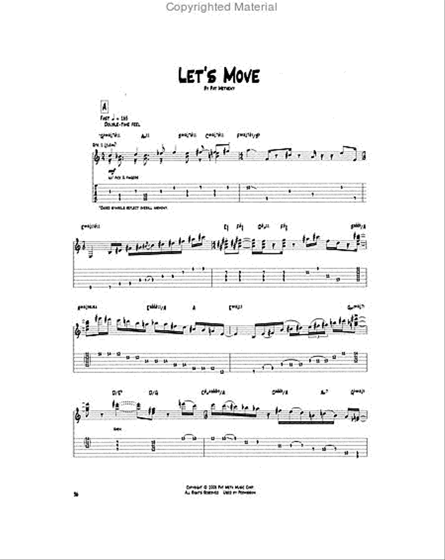 Pat Metheny with Christian McBride & Antonion Sanchez - Day Trip/Tokyo Day Trip Live Electric Guitar scores gallery preview page 4