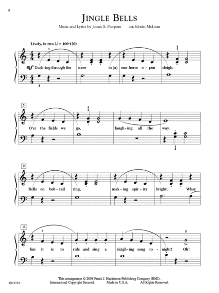 In Recital with Popular Christmas Music, Book 2 Piano Method scores gallery preview page 4