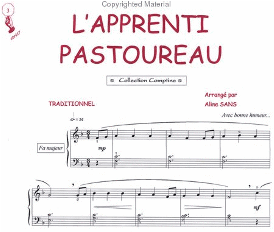 L'apprenti pastoureau (Comptine) Guitar Tablature scores gallery preview page 2