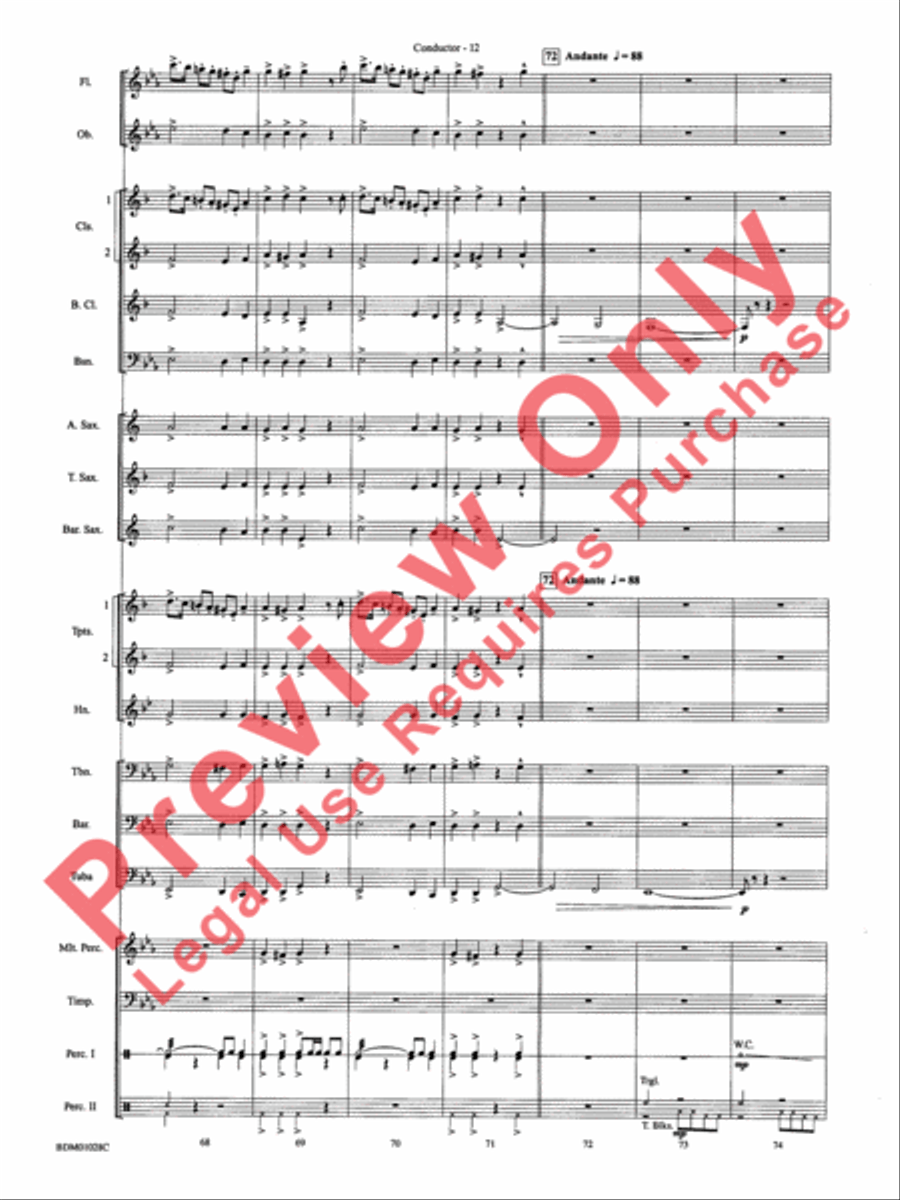 Christmas Around the World Concert Band scores gallery preview page 15