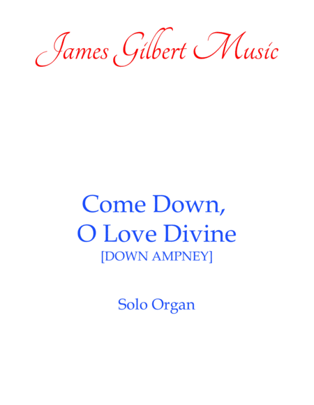 Come Down, O Love Divine (OR) image number null