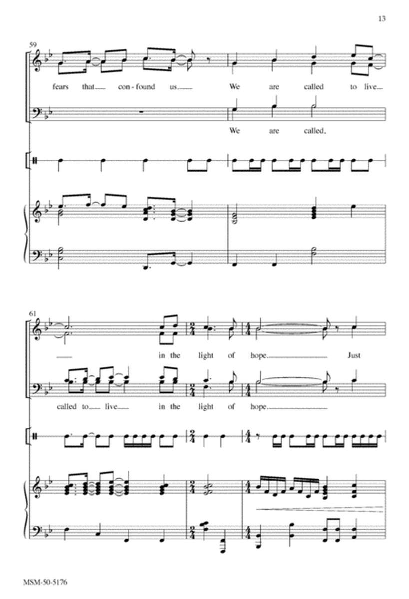 In the Light of Hope (Choral Score) image number null