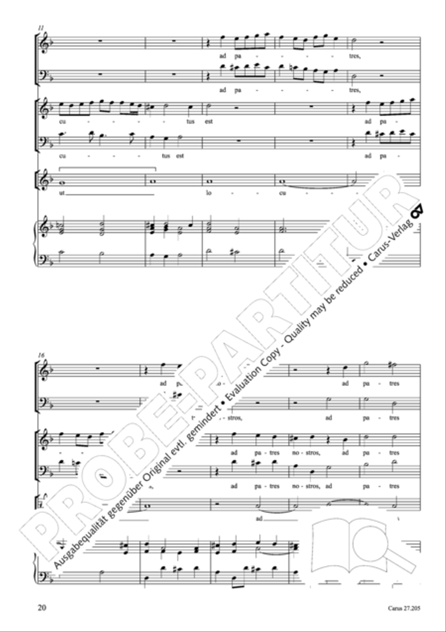 Magnificat a 6 (Magnificat a sei voci) Choir scores gallery preview page 29