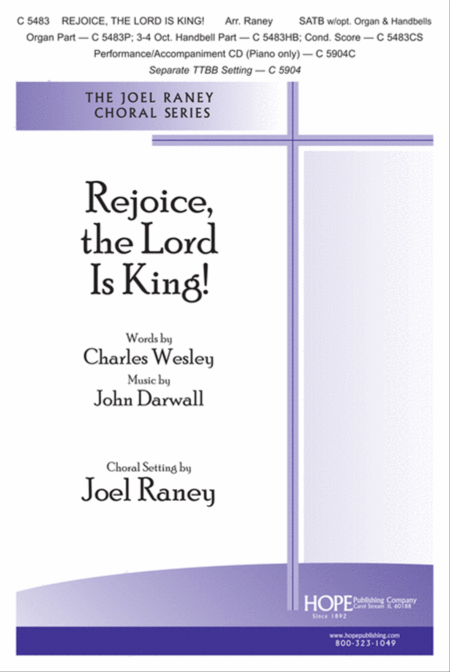 Rejoice, the Lord Is King! 4-Part scores gallery preview page 1