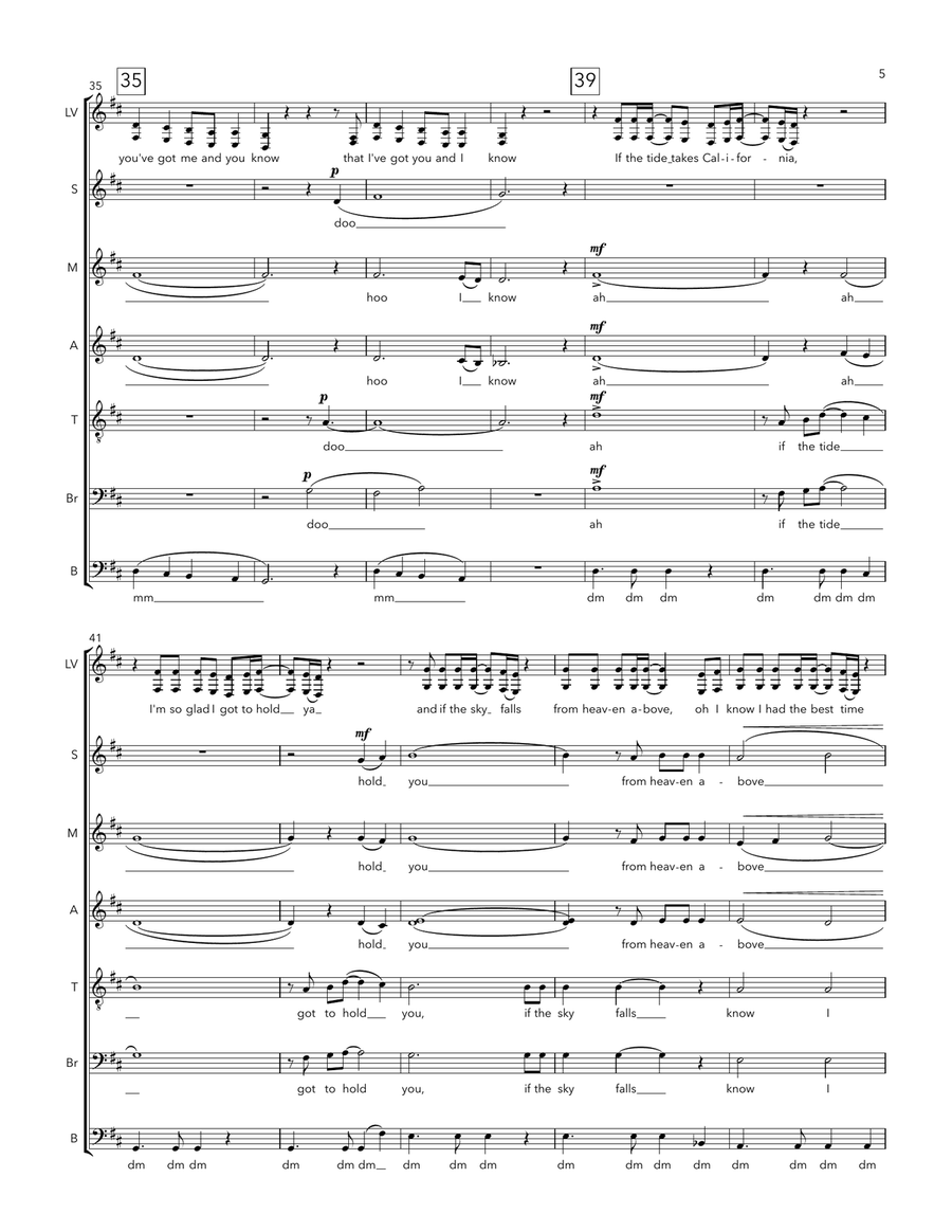 Till Forever Falls Apart A Cappella scores gallery preview page 5
