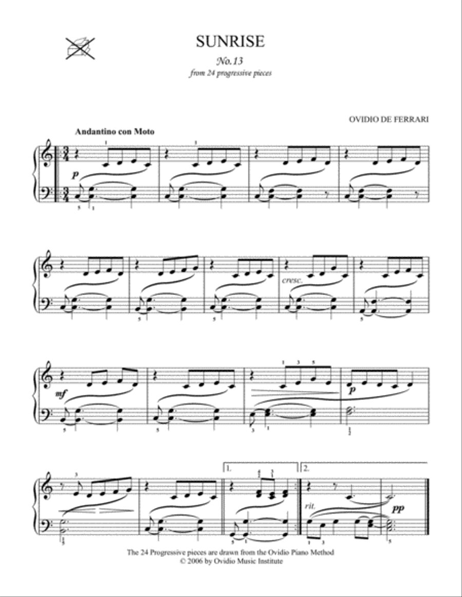 12 PROGRESSIVE PIANO PIECES BOOK 2 Piano Solo scores gallery preview page 3