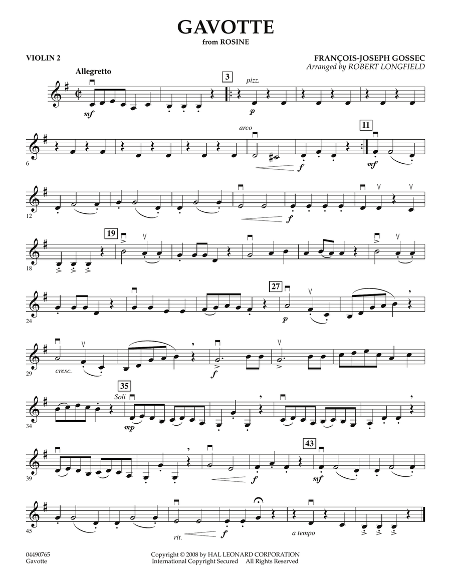 Gavotte (from 