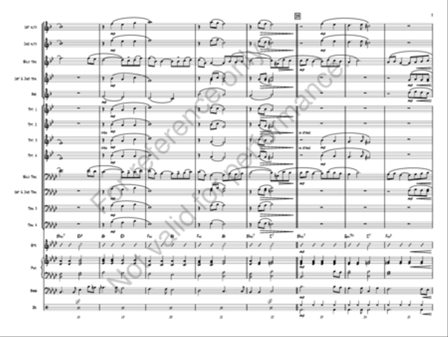 Tomorrow is Always a Good Day Jazz Ensemble scores gallery preview page 5