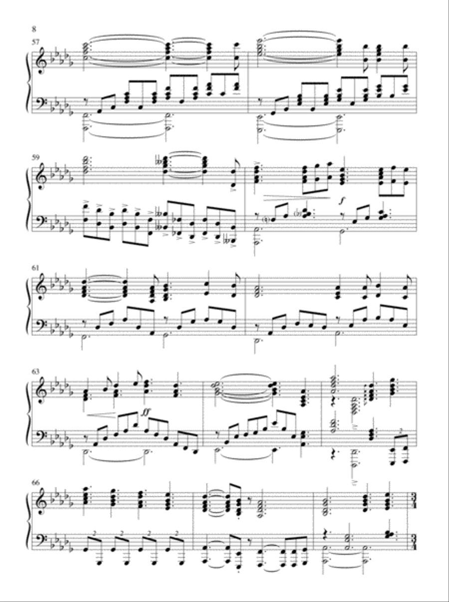 O Holy Night Piano Solo scores gallery preview page 6