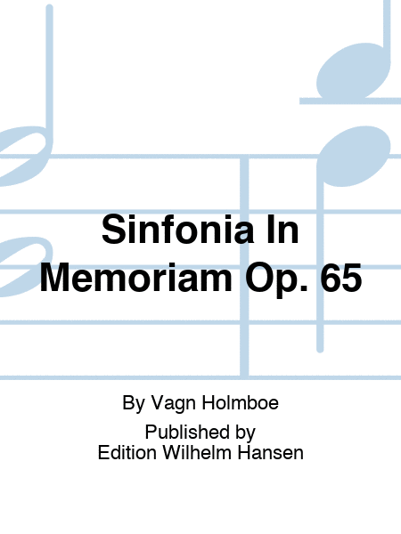 Sinfonia In Memoriam Op. 65