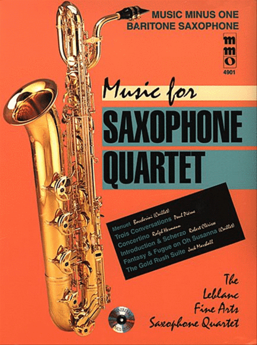 Music for Saxophone Quartet Saxophone Quartet scores gallery preview page 1