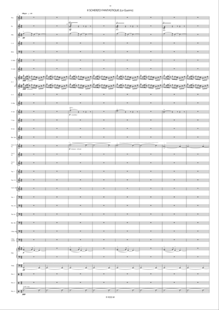 Noces de Cendres Concert Band scores gallery preview page 9