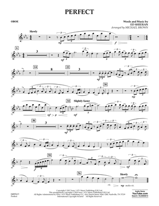 Perfect (arr. Michael Brown) - Oboe