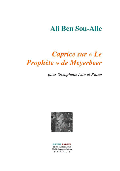 Caprice sur Le Prophete de Meyerbeer
