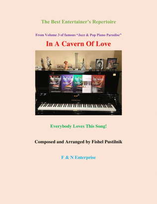 Book cover for "In A Cavern Of Love" for Piano