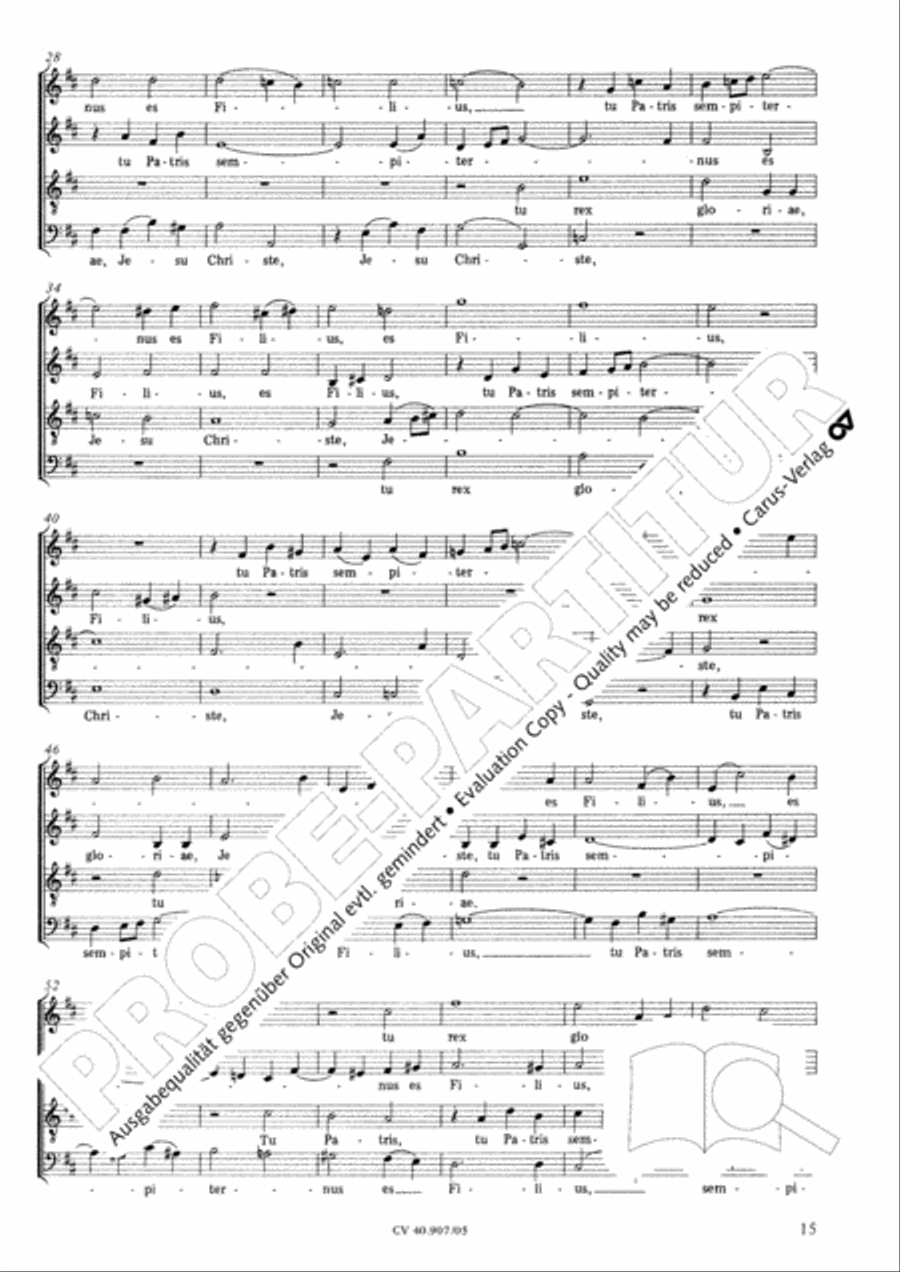 Te Deum 4-Part scores gallery preview page 16