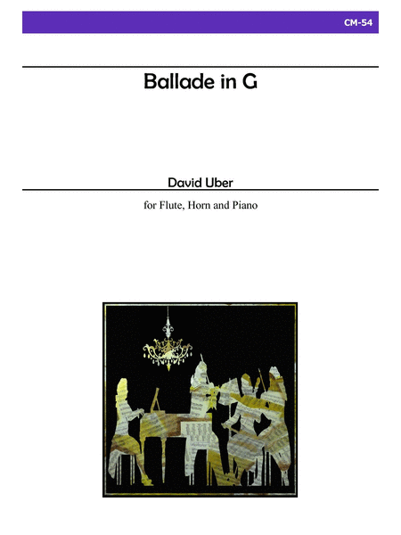 Ballade in G for Flute, Horn and Piano image number null