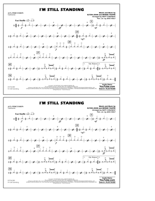 Book cover for I'm Still Standing (arr. Matt Conaway and Jack Holt) - Aux Percussion
