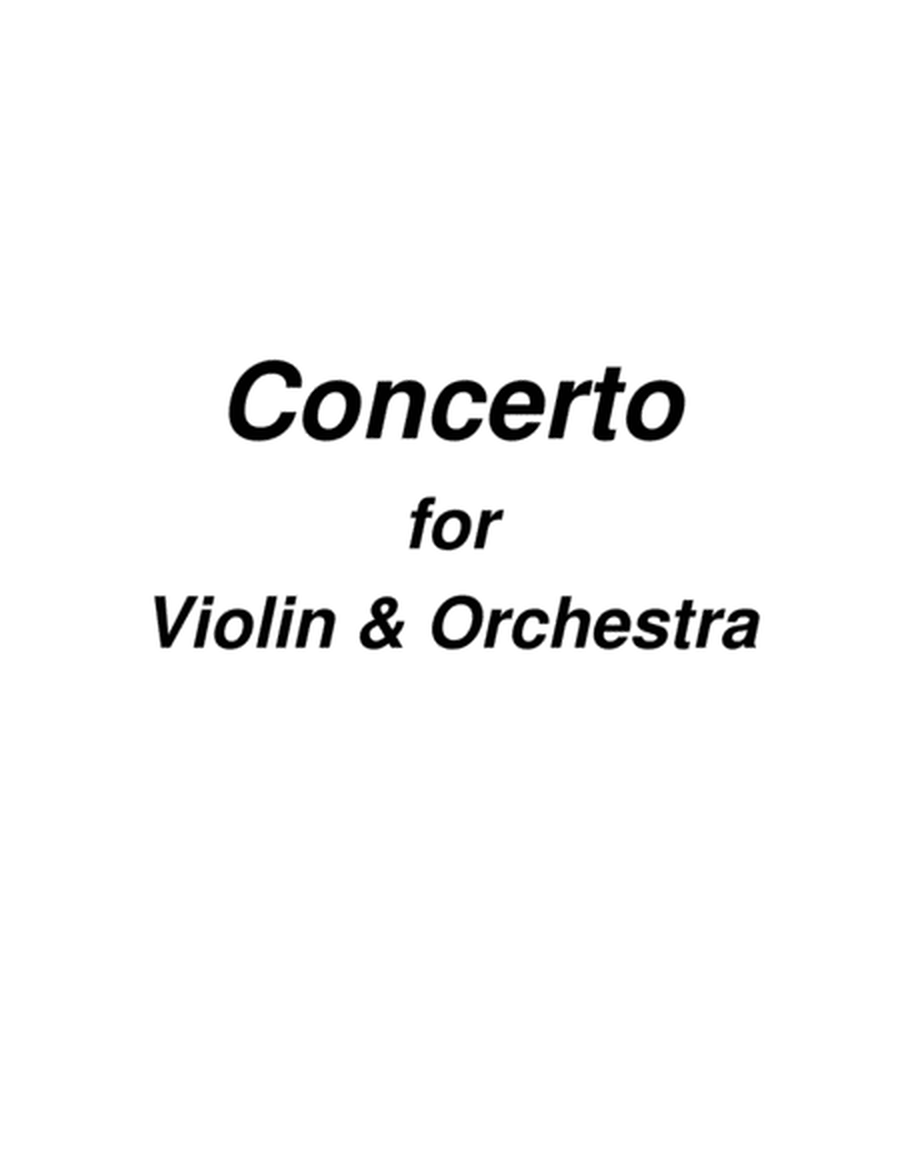 Opus 127, Concerto for Violin & Orchestra in C-do (Score) image number null