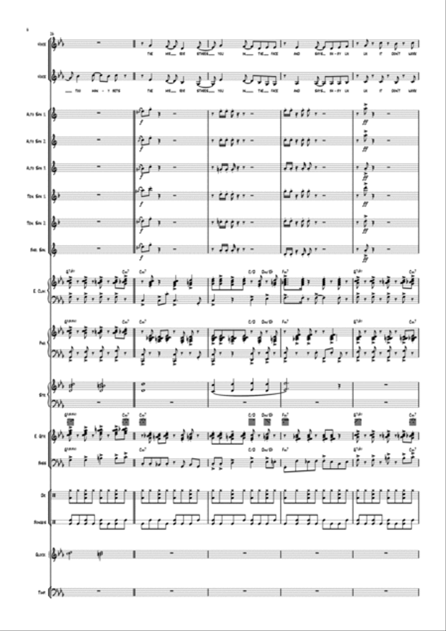 Boogie Wonderland Jazz Ensemble scores gallery preview page 6