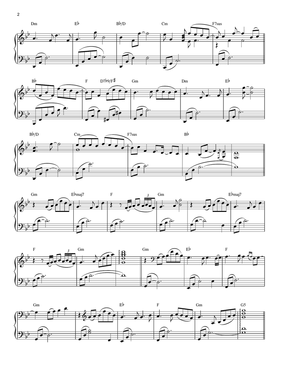 Eternity Piano Solo scores gallery preview page 2