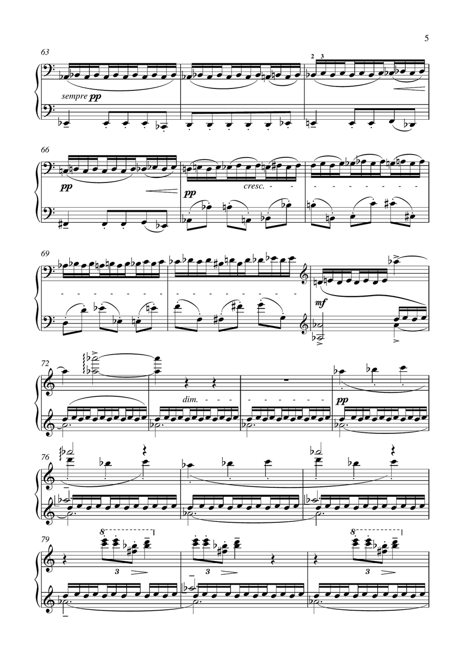 Debussy-Prelude (Pour le piano) for piano solo Debussy-Prelude (Pour le piano) for piano solo Piano Solo scores gallery preview page 6