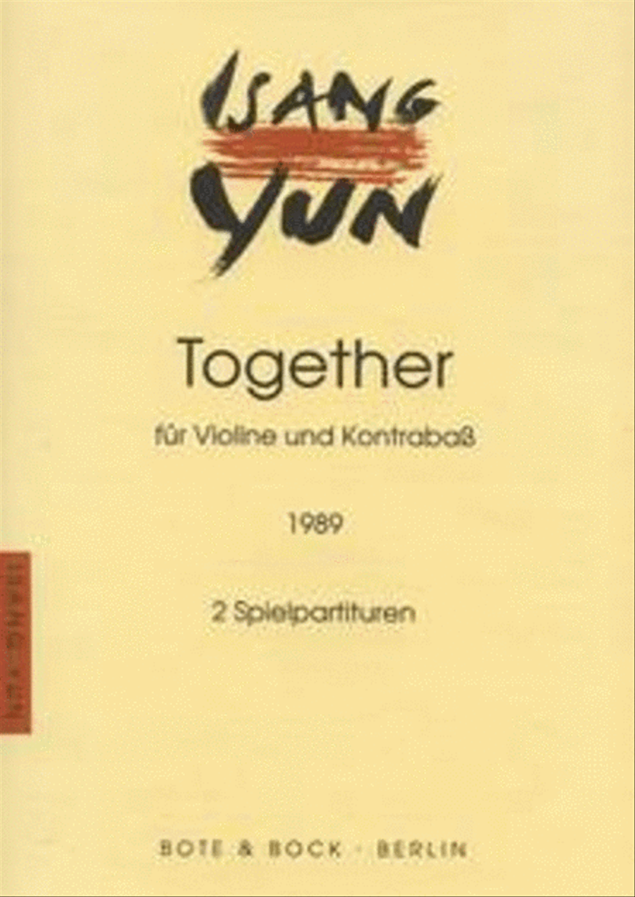 Together Together Double Bass scores gallery preview page 1