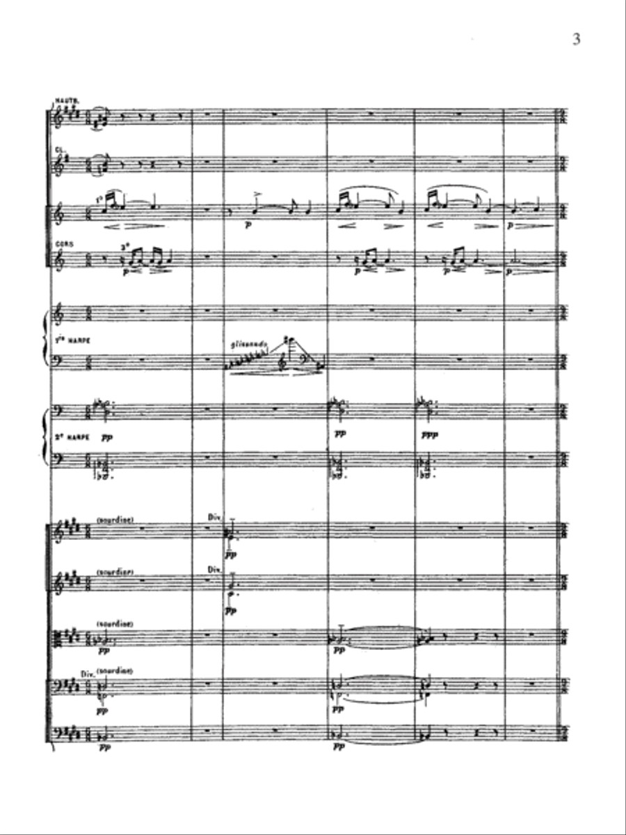 The Afternoon of a Faun -- Prelude Full Orchestra scores gallery preview page 4