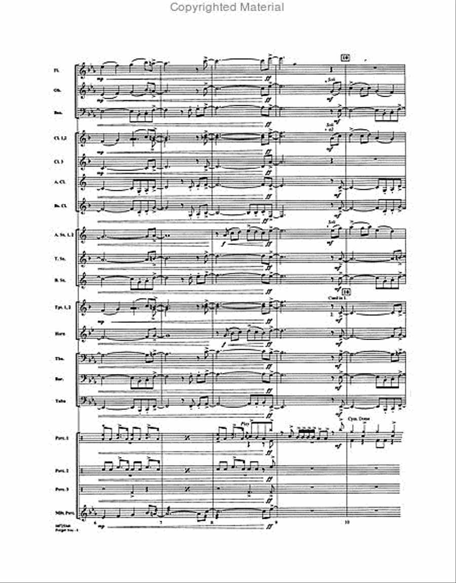 Forget You Forget You Concert Band scores gallery preview page 3