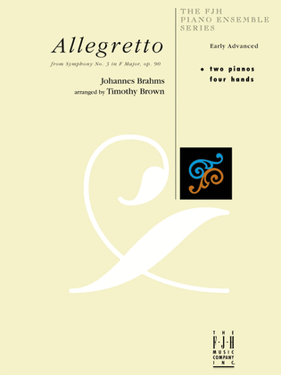 Book cover for Allegretto from Symphony No. 3 in F Major