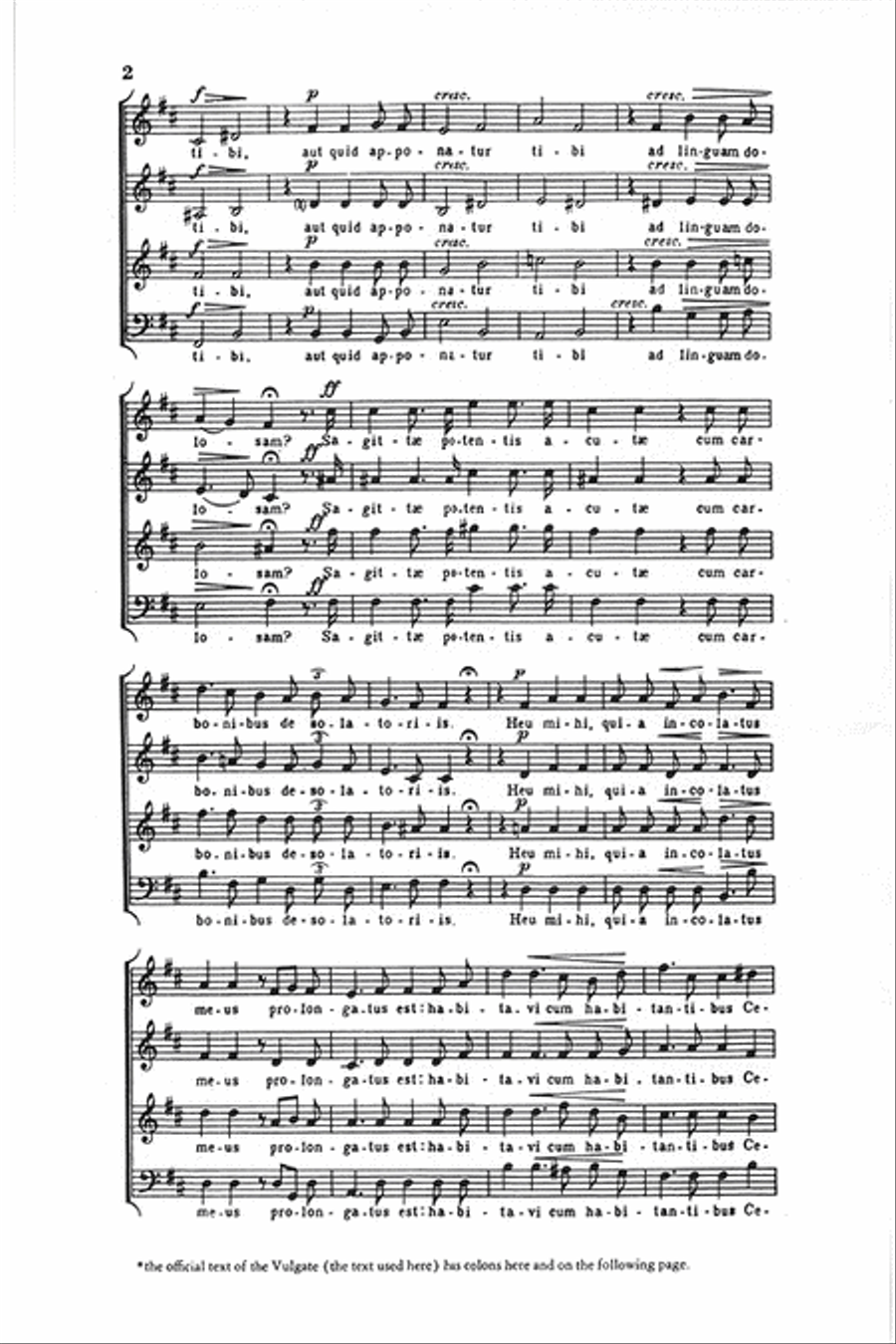 Six Latin Hymns (Collection) 4-Part scores gallery preview page 3