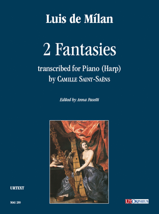 Book cover for 2 Fantasies for Piano (Harp). Transcription by Camille Saint-Saëns