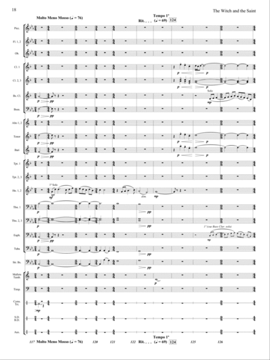 The Witch and The Saint The Witch and The Saint Concert Band scores gallery preview page 17