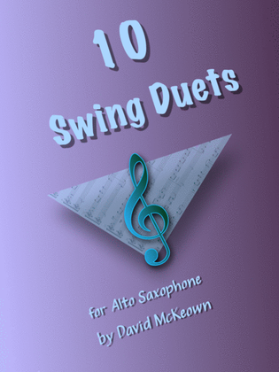Book cover for 10 Swing Duets for Alto Saxophone