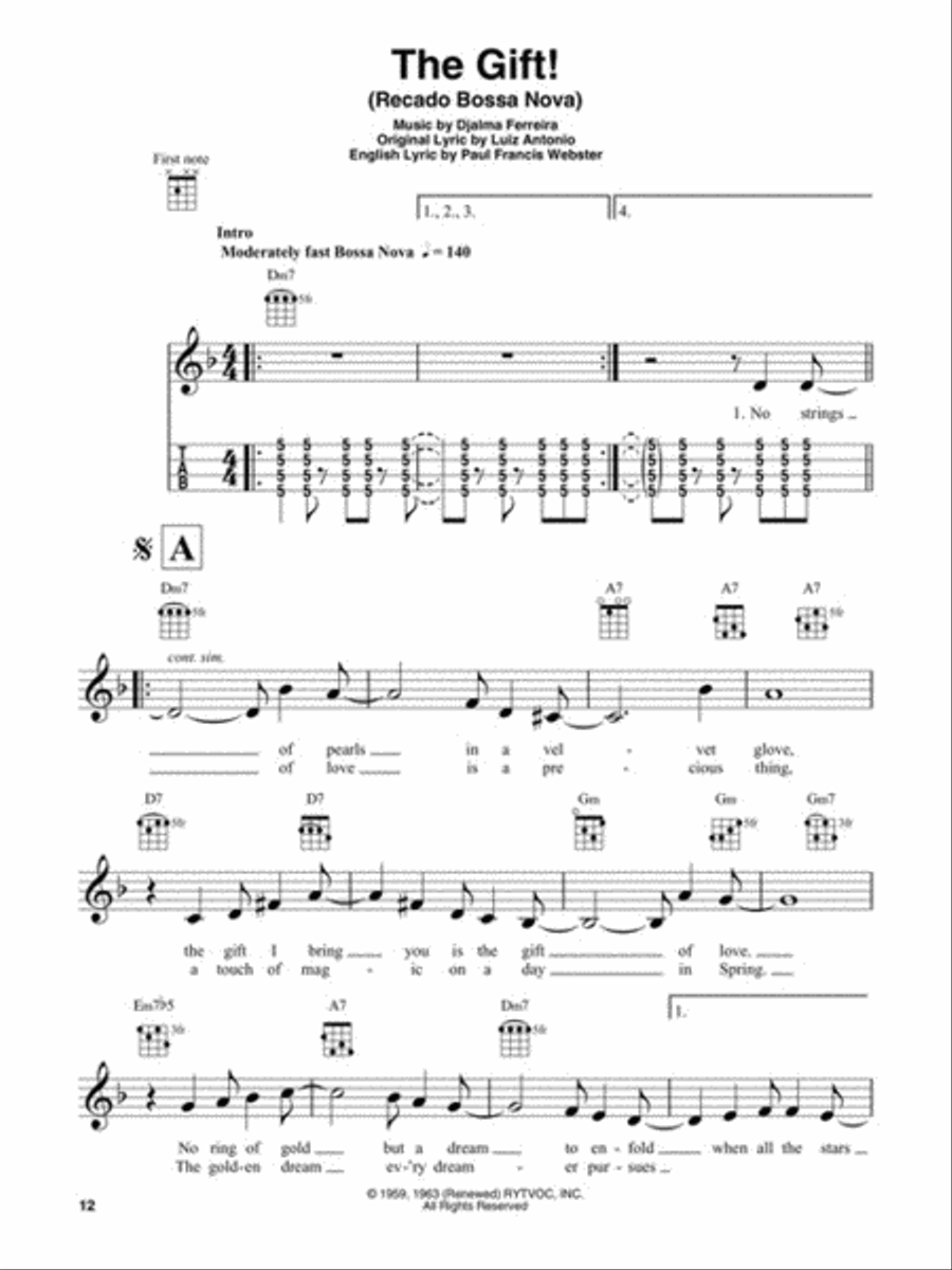 Latin Latin Ukulele scores gallery preview page 4