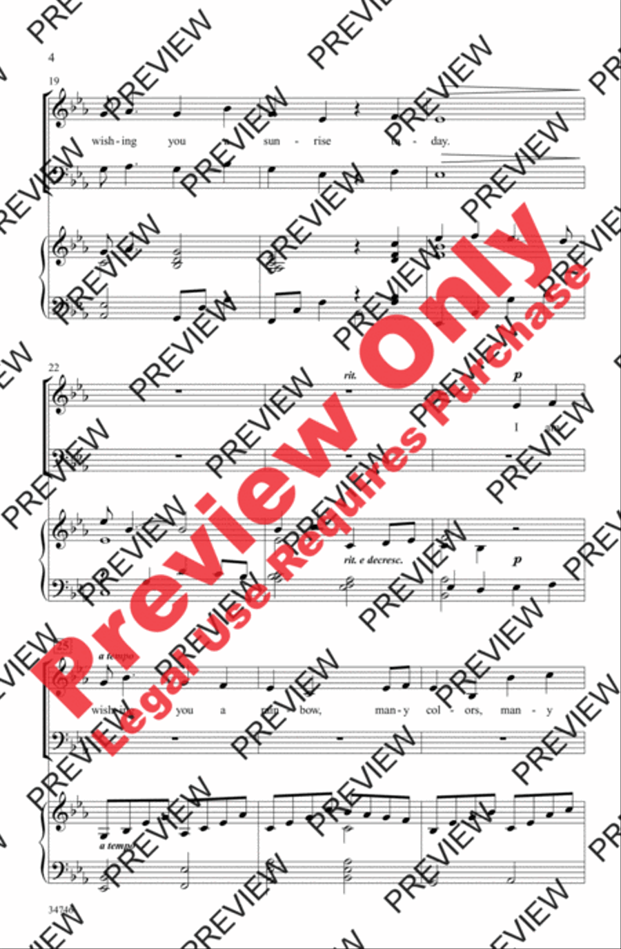 Wishing You a Sunrise Wishing You a Sunrise 3-Part scores gallery preview page 4