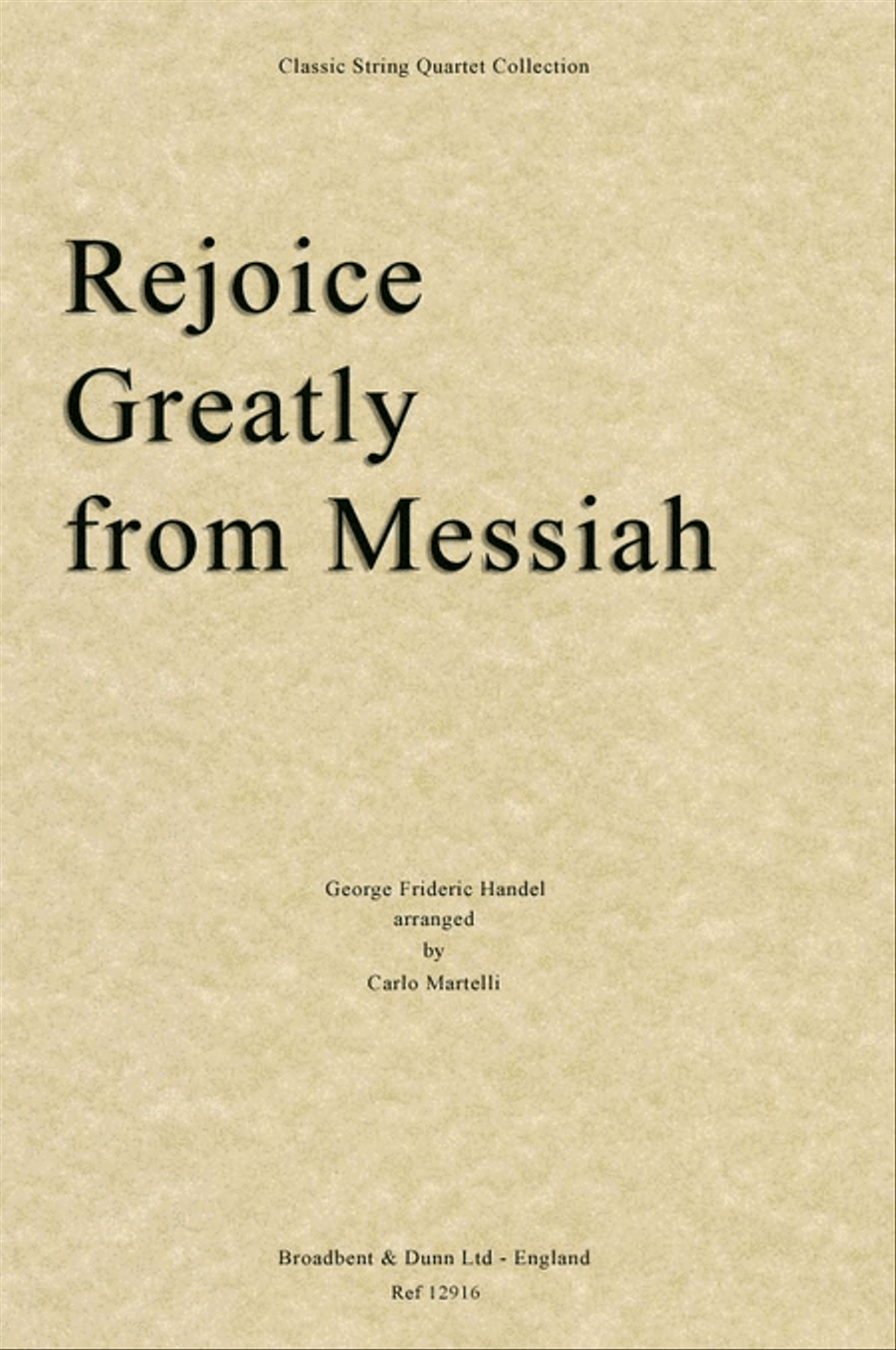 Rejoice Greatly from Messiah