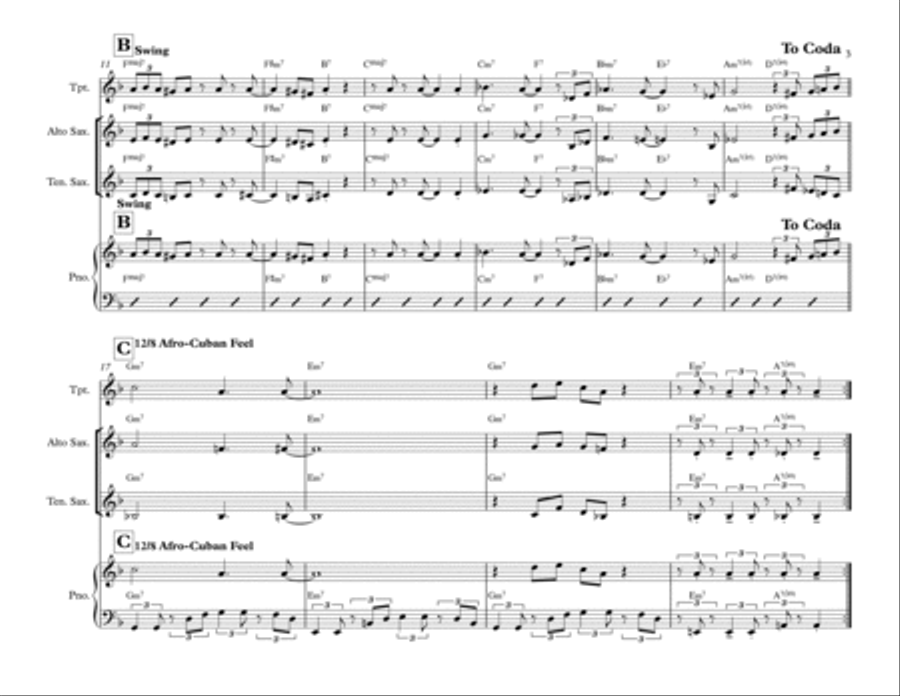Cascarilla Piano, Vocal, Guitar scores gallery preview page 3