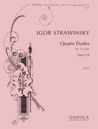 Book cover for Four Studies op. 7-4