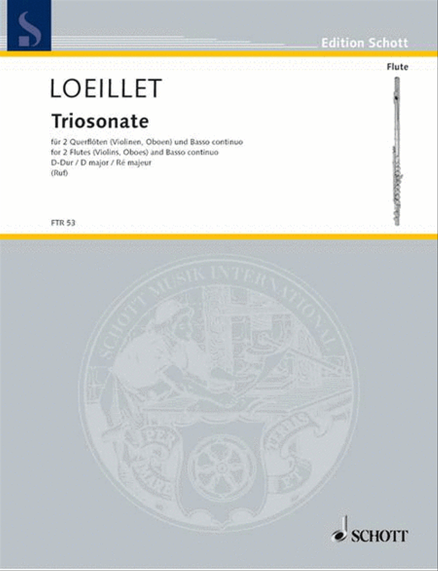 Triosonata Flute scores gallery preview page 1