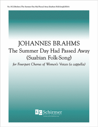 Book cover for The Summer Day Had Passed Away (Suabian Folk Song)